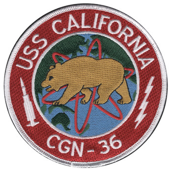 USS California CGN-36 Patch