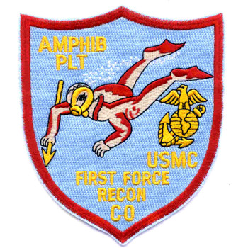 The First Force Reconnaissance Company Patch Amphipious Platoon