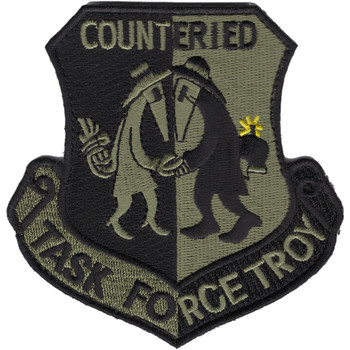 Task Force Troy Counter IED ACU Patch Hook And Loop