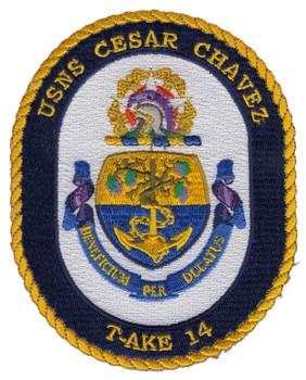 T-AKE-14 USNS Cesar Chavez Patch