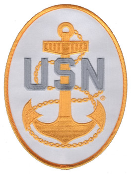 US Navy Chief Crest Back Patch