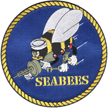 US Naval Seabee Large Back Patch