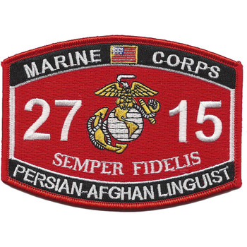 U.S.M.C. 2715 MOS Persian-Afghan Linguist Patch