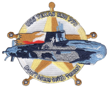 SSN-775 USS Texas Submarine Patch - A Version