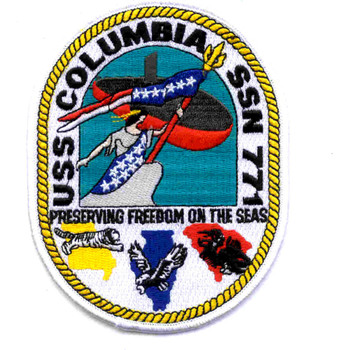 SSN-771 USS Columbia Patch