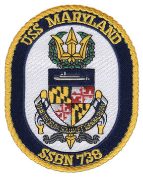 SSBN-738 USS Maryland Patch