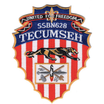 SSBN-628 USS Tecumseh Patch