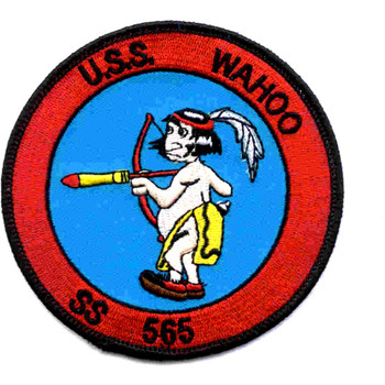 SS-565 USS Wahoo Patch - Version B