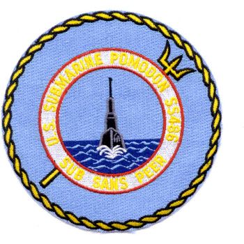 SS-486 USS Pomodon Patch - Version A