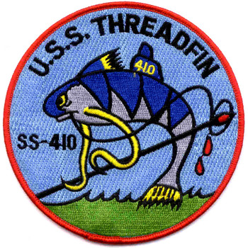 SS-410 USS Threadfin Submarine Patch