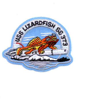 SS-373 USS Lizardfish Patch - Small