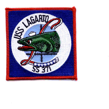 SS-371 USS Lagarto Patch - Small
