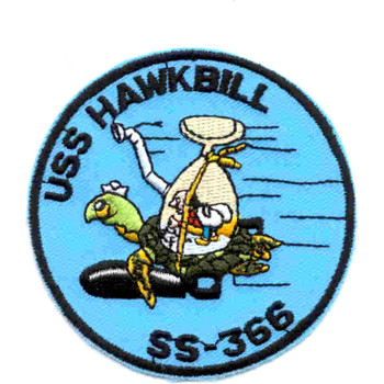 SS-366 USS Hawkbill Patch - Small