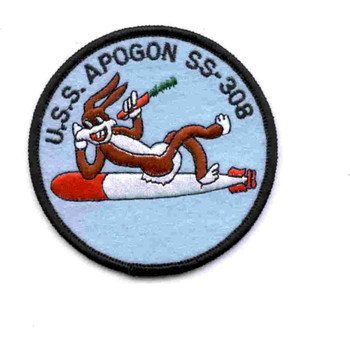 SS-308 USS Apogon Patch - Small