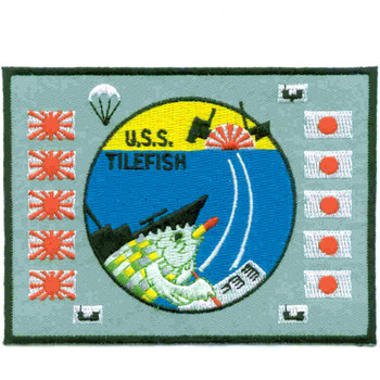SS-307 USS Tilefish Patch Battle Flag