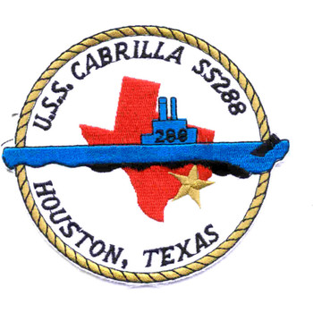 SS-288 USS Cabrilla Patch - Version A
