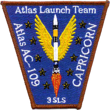 SP-217 NASA Atlas Launch Team AC-109 Patch