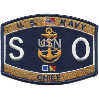 SOC Chief Special Warfare Operator Patch