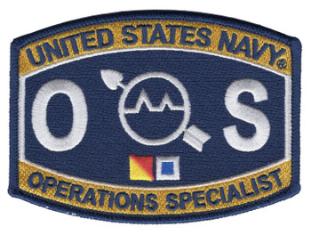 Operations Specialist Rating Hat Patch
