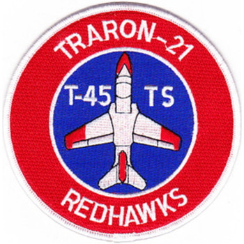 VT-21 Aviation Air Training Squadron Twenty One Patch TRARON-21 Redhawks
