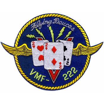 VMF-222 Fighter Squadron Patch Hook And Loop