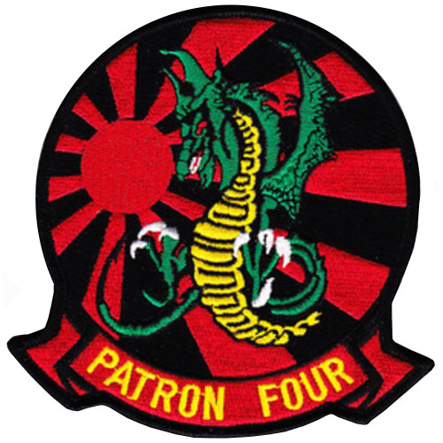 VP-4 Battle Flag With Skinny Dragon