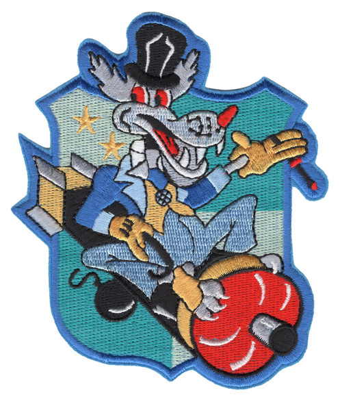 VMSB-235 Scout Bombing Squadron Patch Wolf On A Bomb