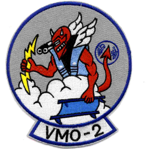 VMO-2 US Marine Corps Observation Squadron Patch Devil