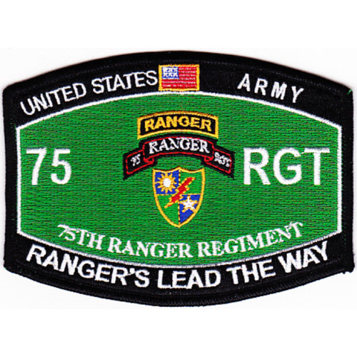 75th Ranger Regiment Crest MOS Rating Patch