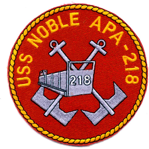 USS Noble APA-218 Patch