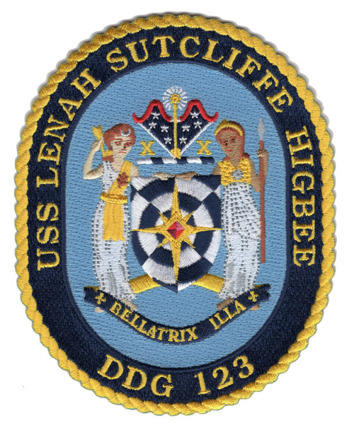 USS Lenah Sutcliffe Higbee DDG 123 Patch