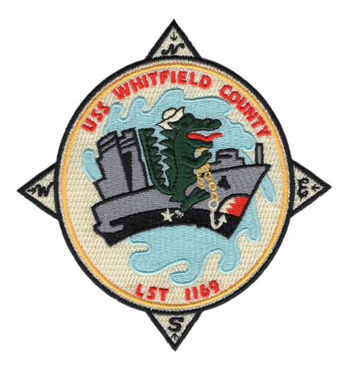 USS Whitfield County LST-1169 Tank Landing Ship Patch