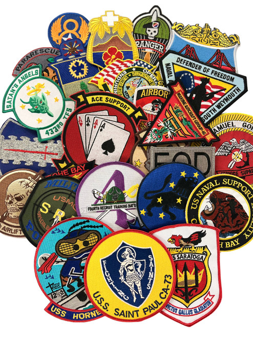 Military Patch  Grab Bag_Qty 25 of Randomly Assorted Military Patches