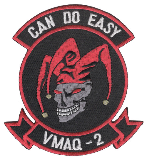 VMAQ-2 Death Jesters US Marine Corps Electronic Warfare Squadron Patch