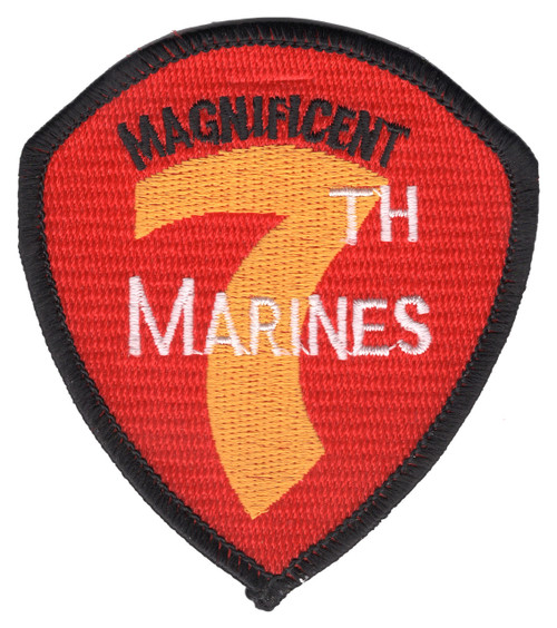 7th Marine Regiment "Magnificent Seventh" US Marine Corps Patch