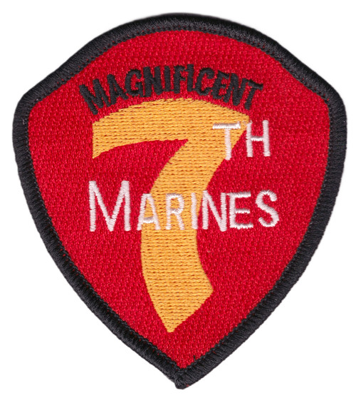 7th Marine Regiment "Magnificent Seventh" US Marine Corps Patch