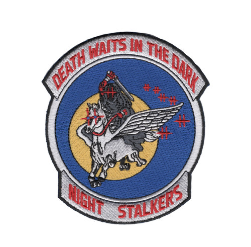 160th SOAR 101st Airborne Division Patch - Death Waits In The Dark