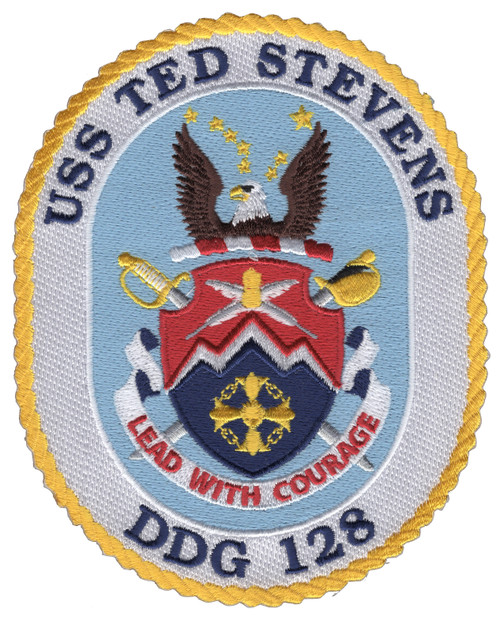 USS Ted Stevens DDG-128 US Navy Guided-Missile Destroyer Patch