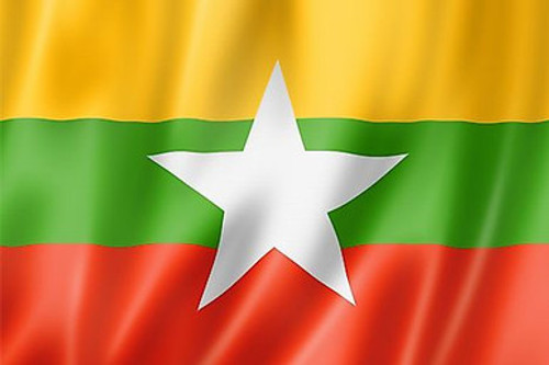Myanmar Flag Patch