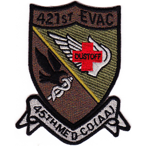 421st Medical Company 159th Aviation Regiment Patch OD