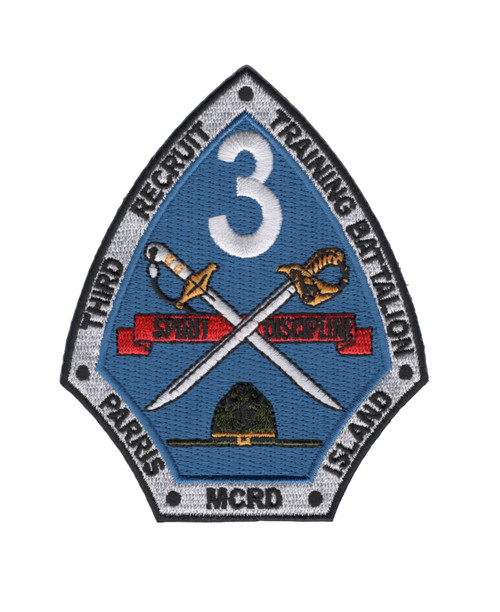 3rd Recruit Training Battalion at Parris Island MCRD Patch