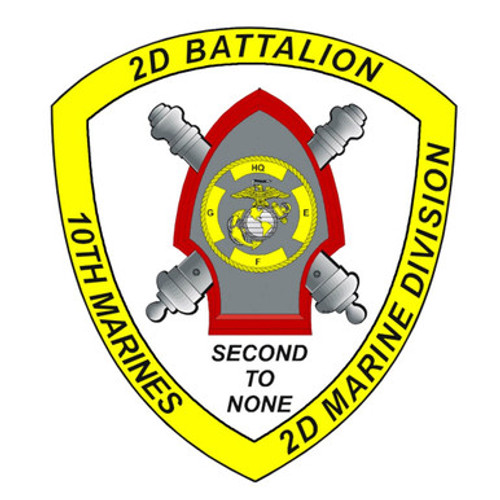 10th Marine Regiment 2nd Battalion 10th Marines USMC Patch