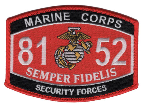 8152 Security Forces MOS Patch