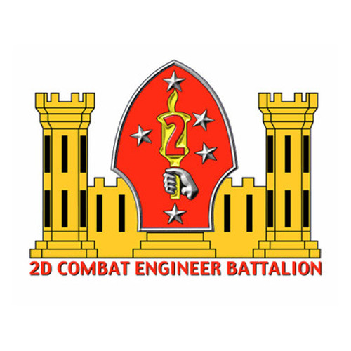 2nd Combat Engineer Battalion USMC Patch