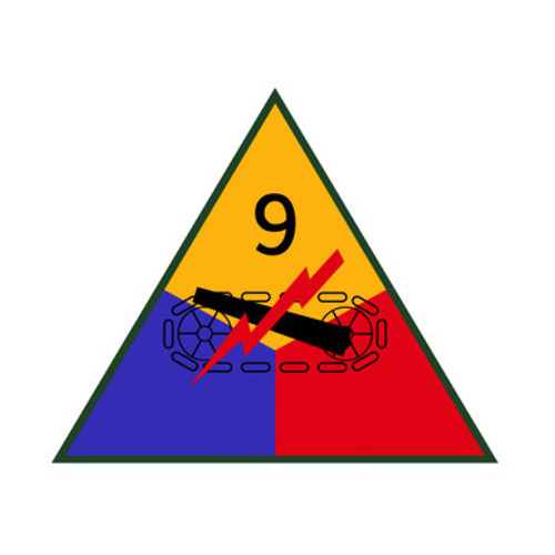 9th Armored Division US Army Patch
