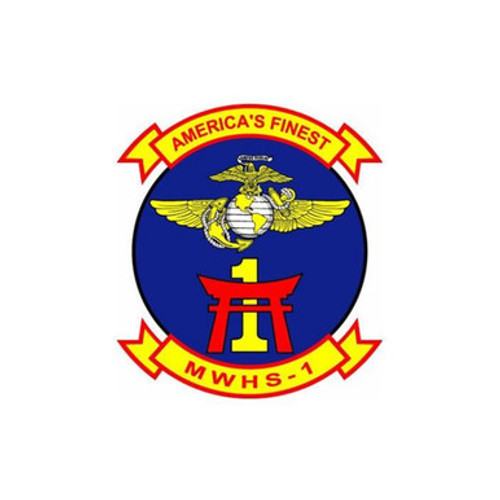 USMC Marine Wing Headquarters Squadron MWHS 1 America's Finest Patch