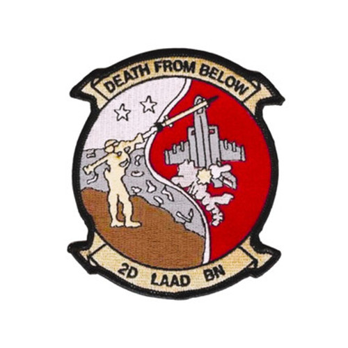 2nd Low Altitude USMC Air Defense Battalion Death from Below Patch