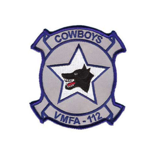 USMC Marine Fighter Attack Squadron VMFA 112 Cowboys Patch