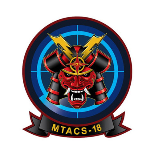 Marine Tactical Air Command USMC Squadron MTACS-18 Patch