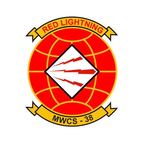 MWCS-38 USMC Red Lightning Patch